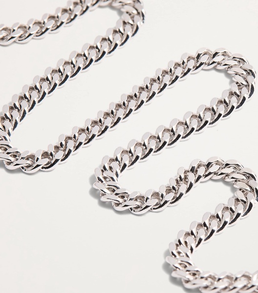 Medium Sterling Silver Curb Chain Bracelet