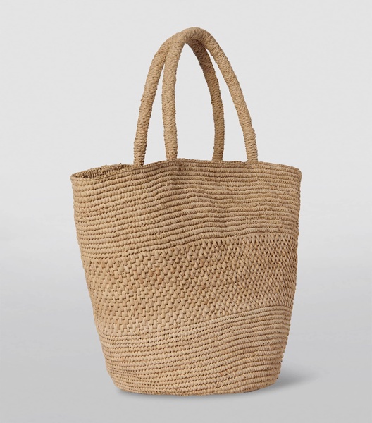 Emilie Raffia Tote Bag