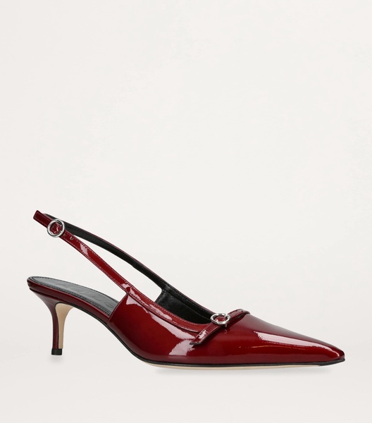 Patent Leather Saba Slingback Heels 55