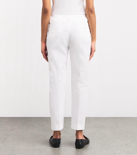 Canvas Straight-Fit Trousers