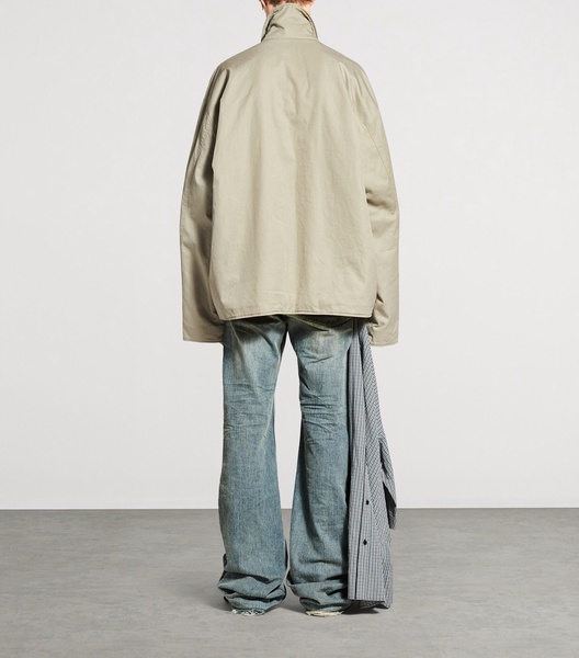 Men's Zip-up Jacket  in Military Beige