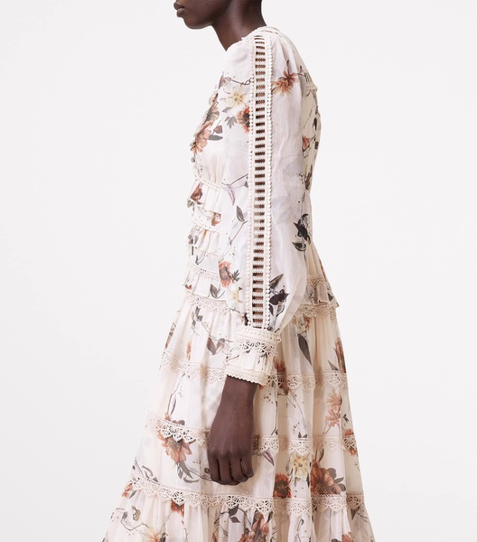 Floral Zora Midi Dress
