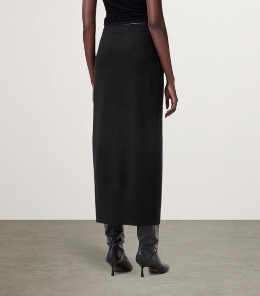 Merino Wool Antonia Midi Skirt