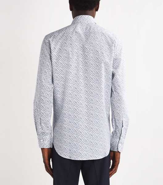 Cotton-Blend Print Shirt