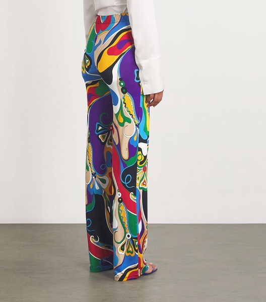 Orchidee Print Trousers