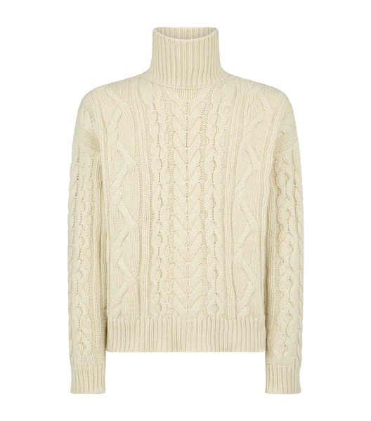 Wool-Cashmere Rollneck Sweater
