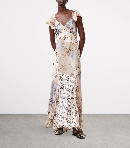Floral Patch Lala Maxi Dress