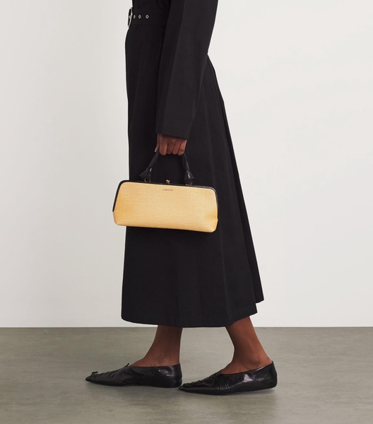 Small Raffia Goji Shoulder Bag