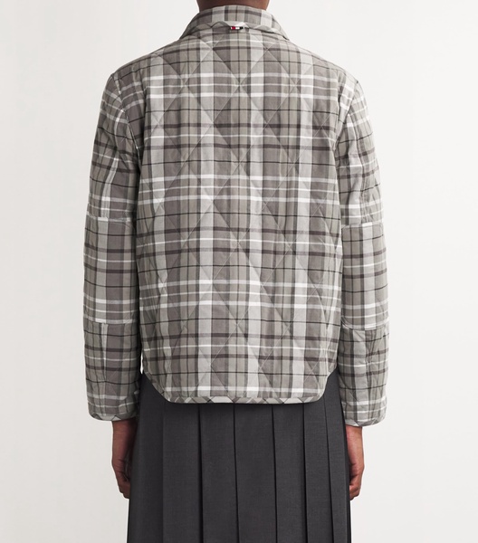 Quilted Check Shirt Jacket