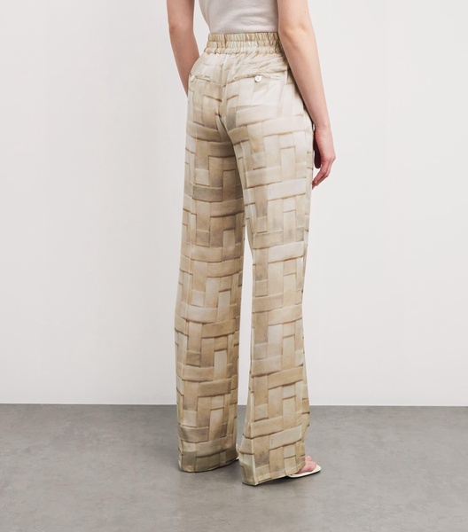 Silk Printed Trousers