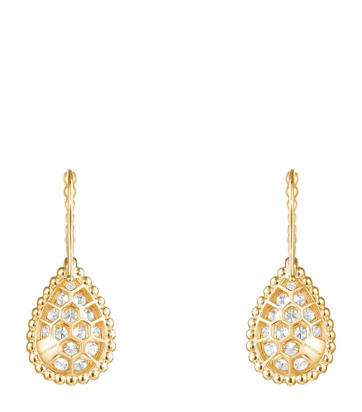Yellow Gold Serpent Bohème Sleepers Earrings