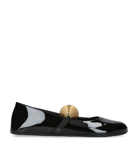 Patent Leather Strap Ballet Flats