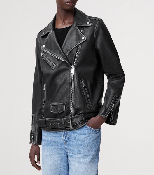 Leather Billie Biker Jacket