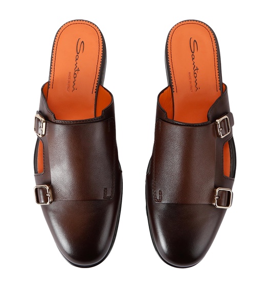 Leather Monk Slippers