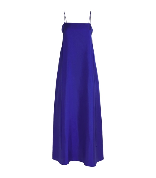Silk Sleeveless Maxi Dress