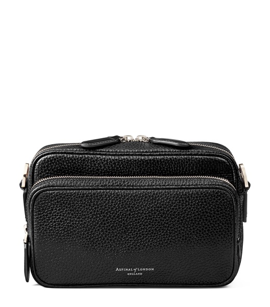 Leather Reporter East West Messenger Bag
