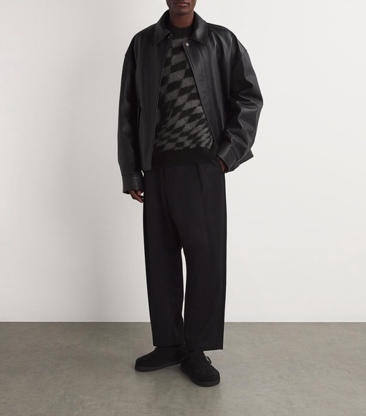 x Belstaff Wool-Blend Chequerboard Sweater