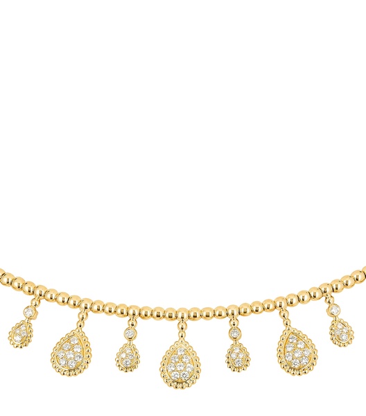 Yellow Gold and Diamond Serpent Bohème Solarité Necklace
