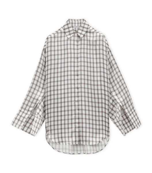 Silk Check Shirt
