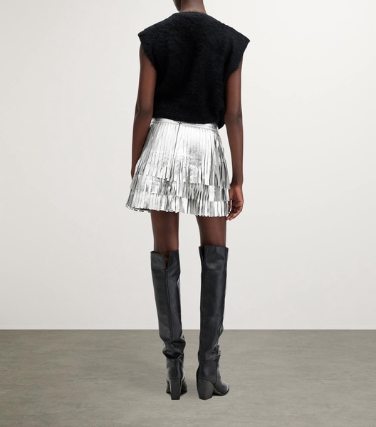 Metallic Aisha Mini Skirt