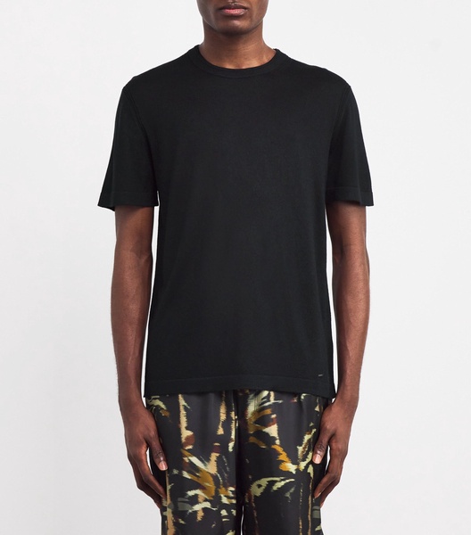 Silk-Cashmere-Blend Knitted Nathan T-Shirt