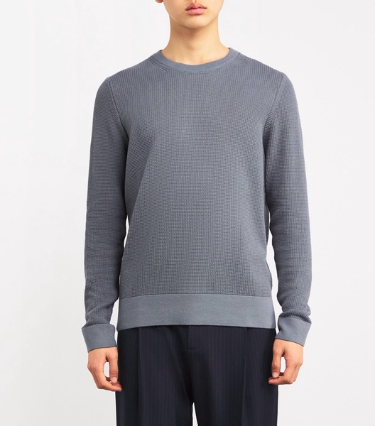 Textured Rice-Stitch Sweater