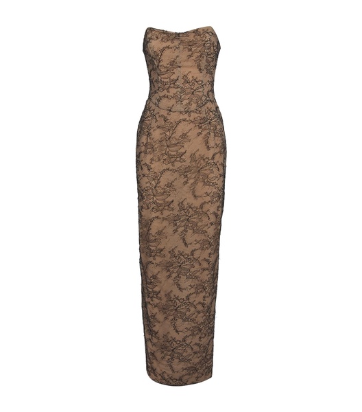 Lace Strapless Dress