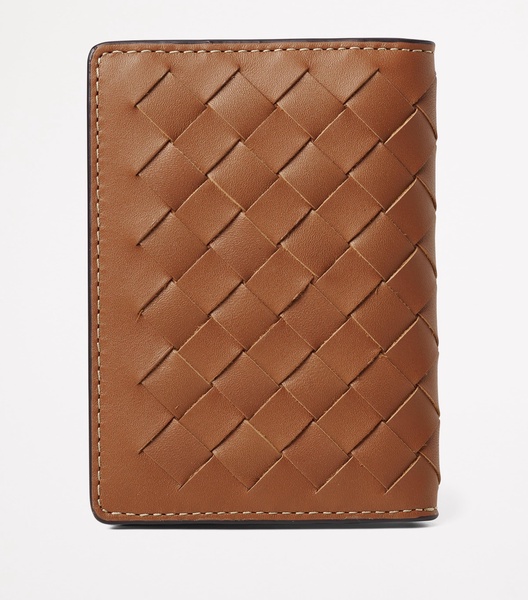Woven Leather Card Case