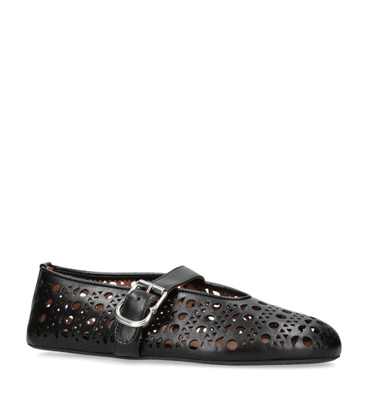 Leather Vienne Ballet Flats