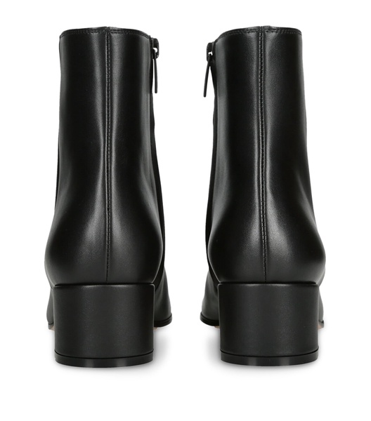Leather Vitello Glove Ankle Boots 45