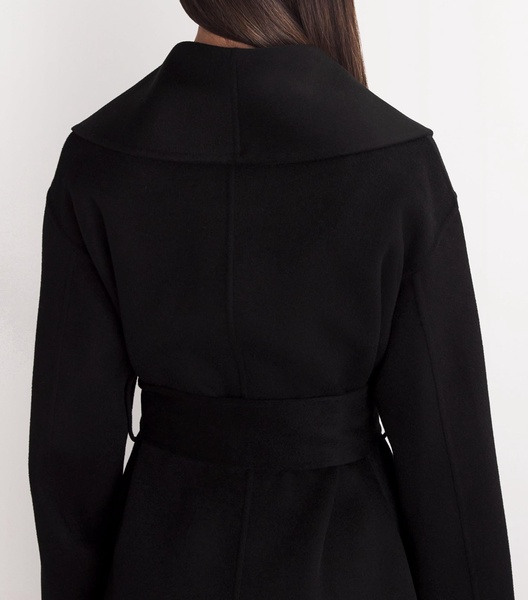 Wool-Cashmere Wrap Coat