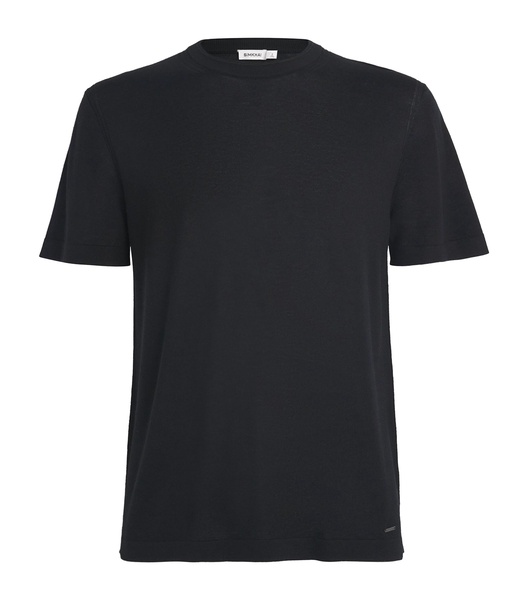 Silk-Cashmere-Blend Knitted Nathan T-Shirt