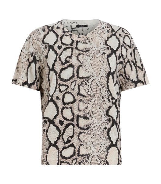 Wool Snakeskin Print Anouk T-Shirt
