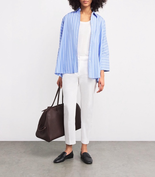 Canvas Straight-Fit Trousers