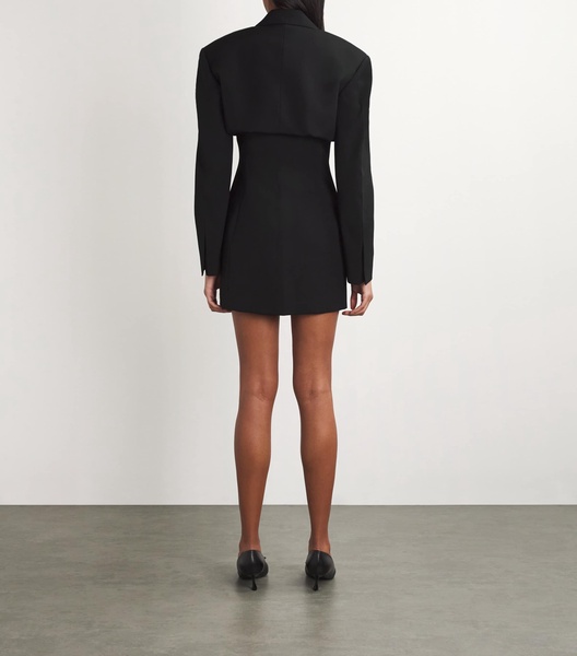 Wool Blazer Mini Dress