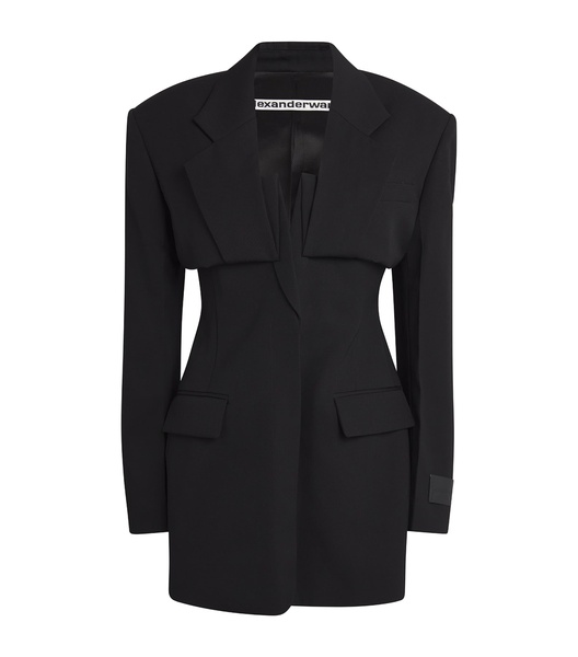 Wool Blazer Mini Dress