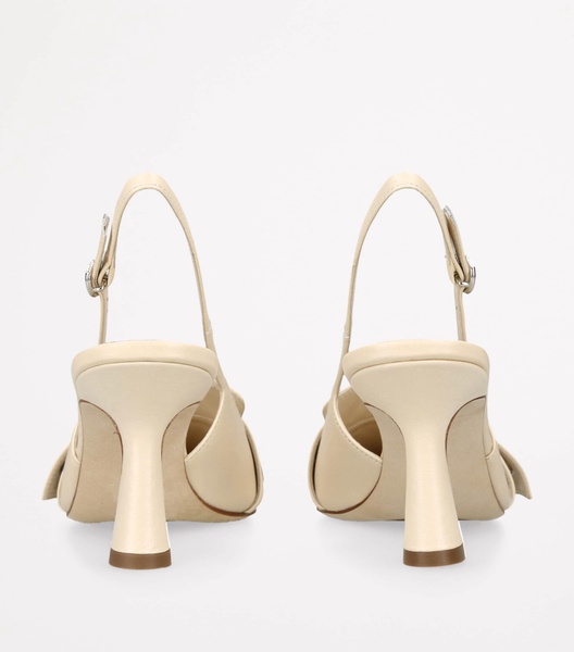 Leather Tara Slingbacks 75