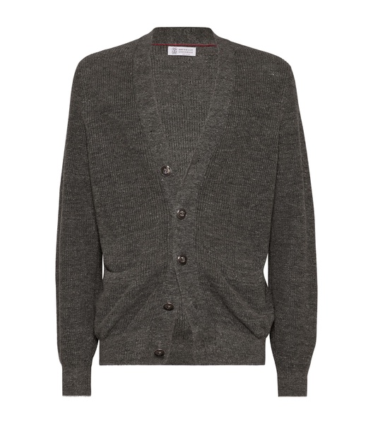 Linen-Cotton Cardigan