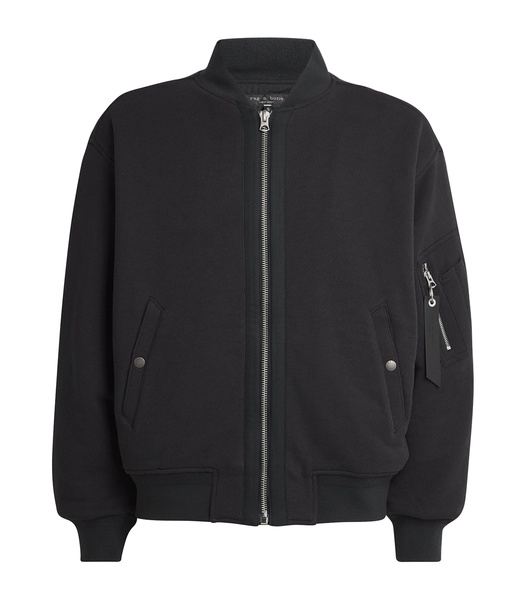 Cotton-Blend Bomber Jacket