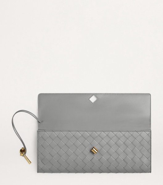 Small Lambskin Andiamo Clutch Bag