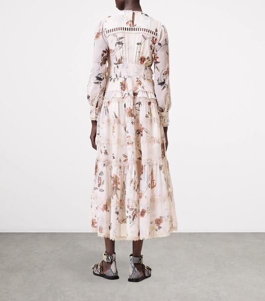 Floral Zora Midi Dress