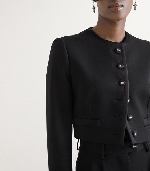 Wool Cropped Jacket
