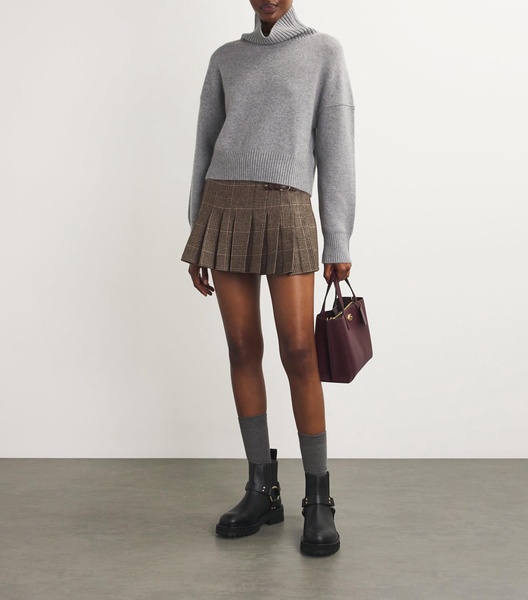 Cashmere-Blend Rollneck Sweater