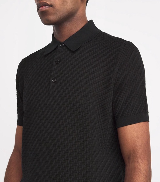 Cotton-Silk-Cashmere Polo Shirt