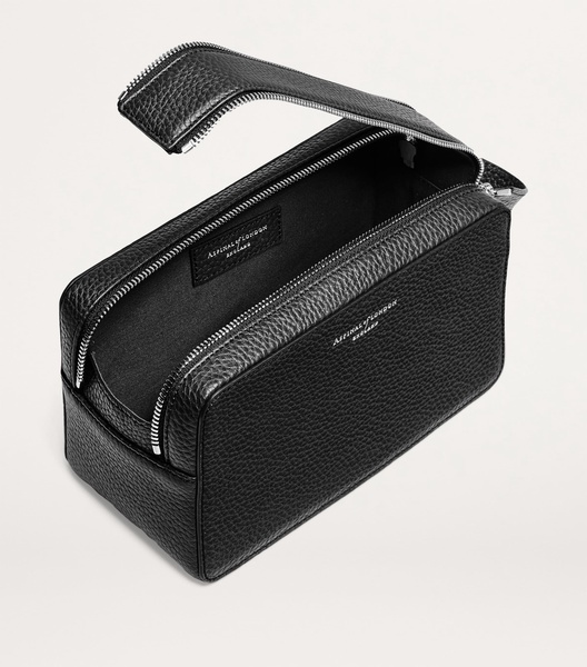 Leather Mount Street Toiletries Bag