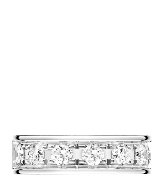 White Gold and Diamond Quatre Radiant Single Clip Earring