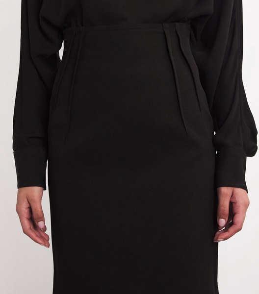 High-Waist Tolmin Midi Pencil Skirt