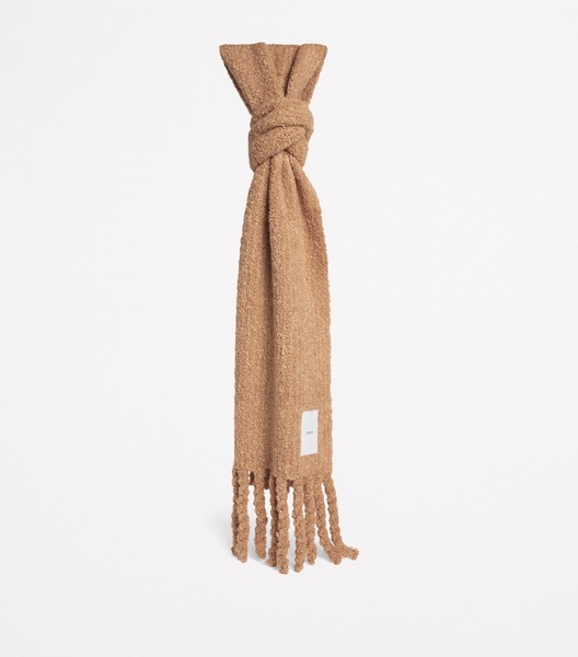 Bouclé Knit Scarf