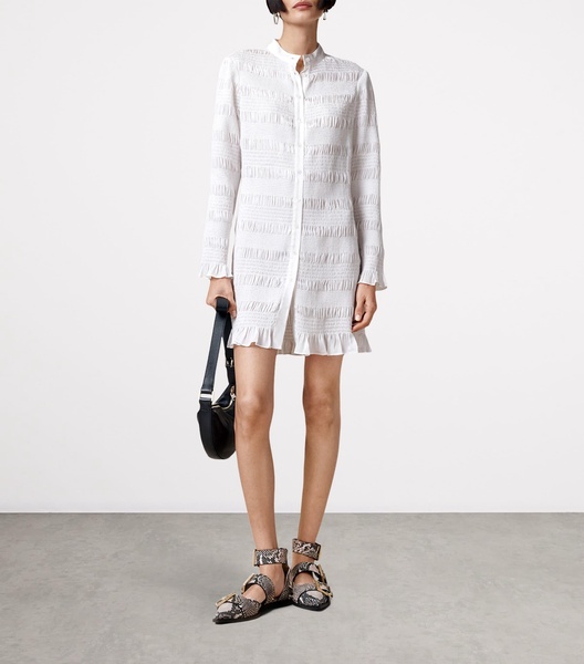 Collarless Meg Mini Dress