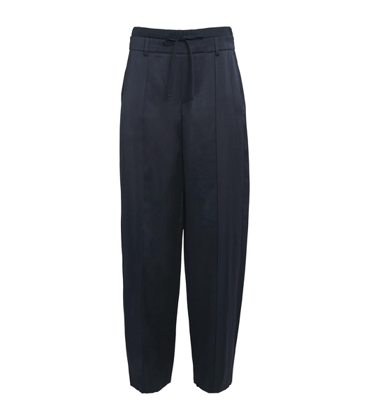 Double-Waistband Tailored Trousers